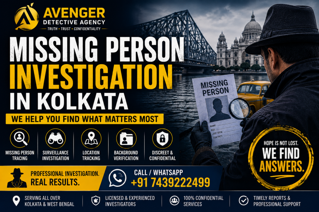 missing person investigation in kolkata