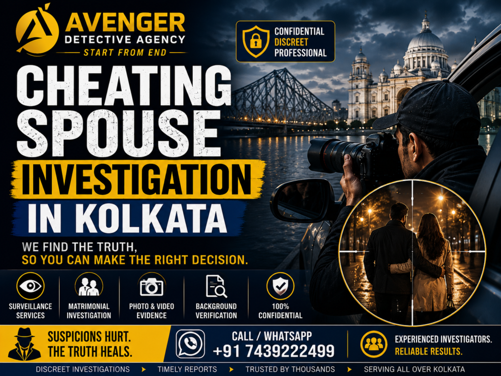 Cheating Spouse Investigation in Kolkata